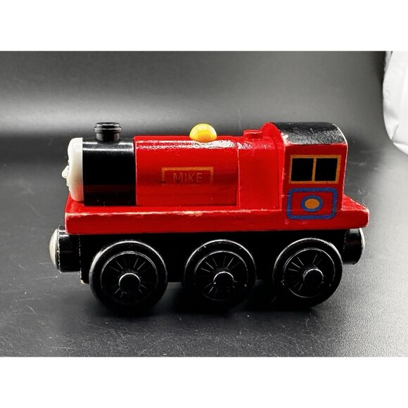 Thomas Wooden Railway Vtg 2001 Mike Train Engine Learning Curve - Picture 6 of 12